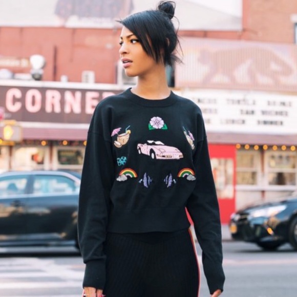 Wildfox Miami Patch Barbie Corvette Pullover - Picture 2 of 7